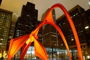 View Chicago at Night Photos >>