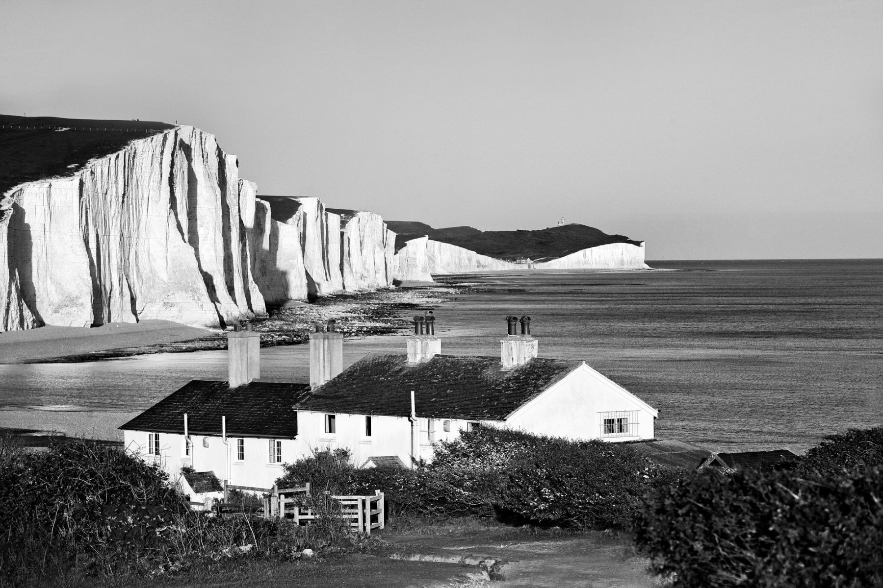 The Seven Sisters in Black and White, Cuckmere Haven