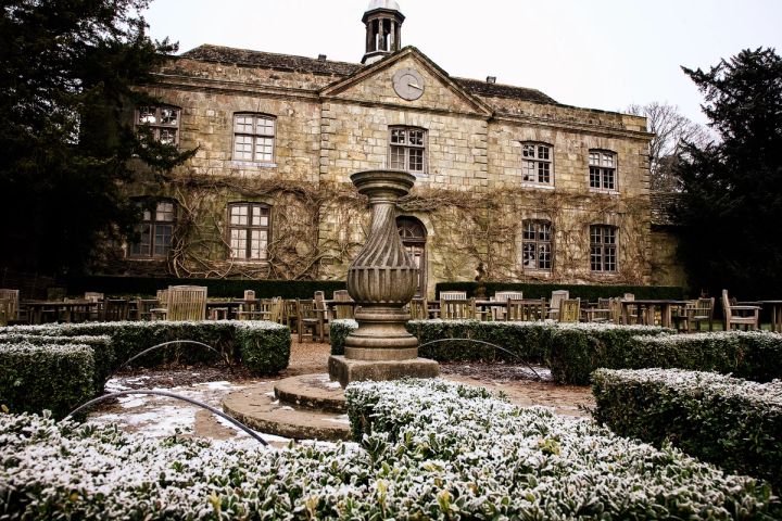 Snow in the Formal Garden