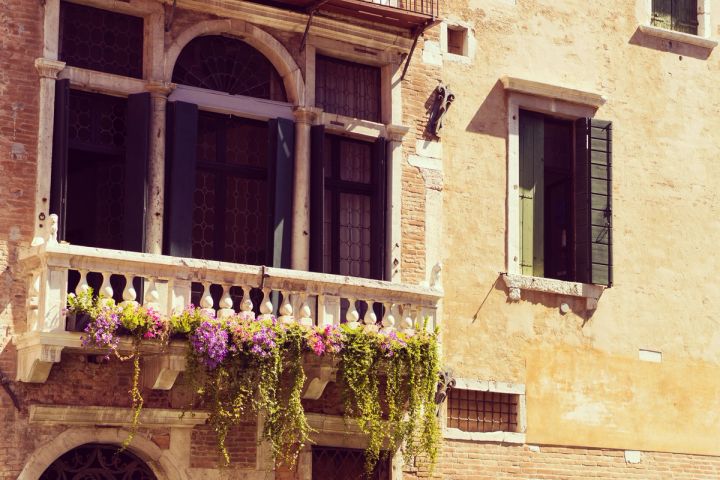 The Flowered Balcony