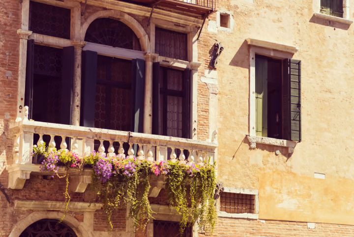 The Flowered Balcony