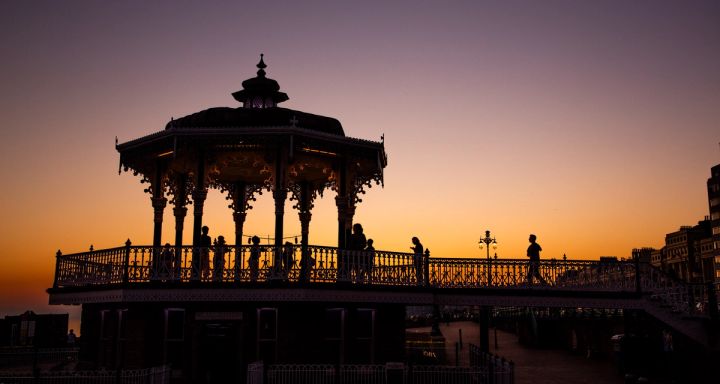 The Bandstand at Sunset