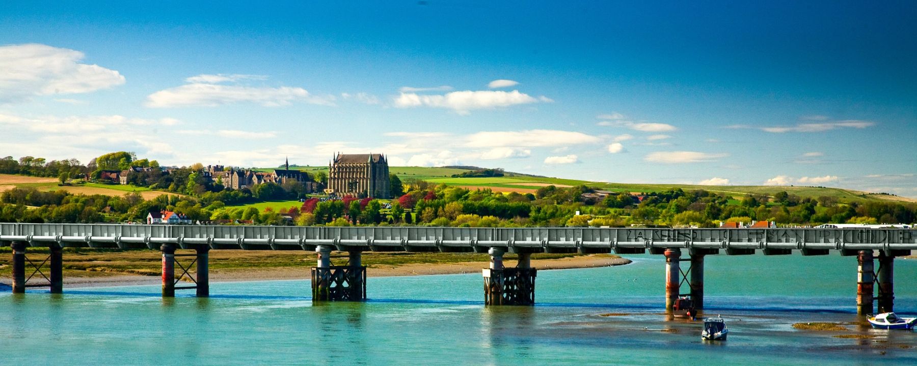 The Toll Bridge Panorama, River Adur