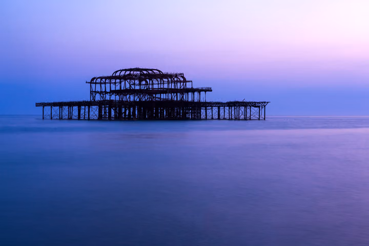 The West Pier at Blue Hour
