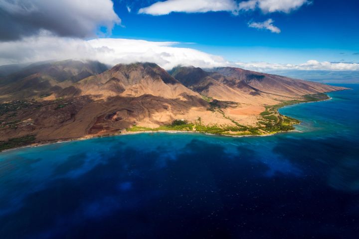 West Maui Mountains from the Air
