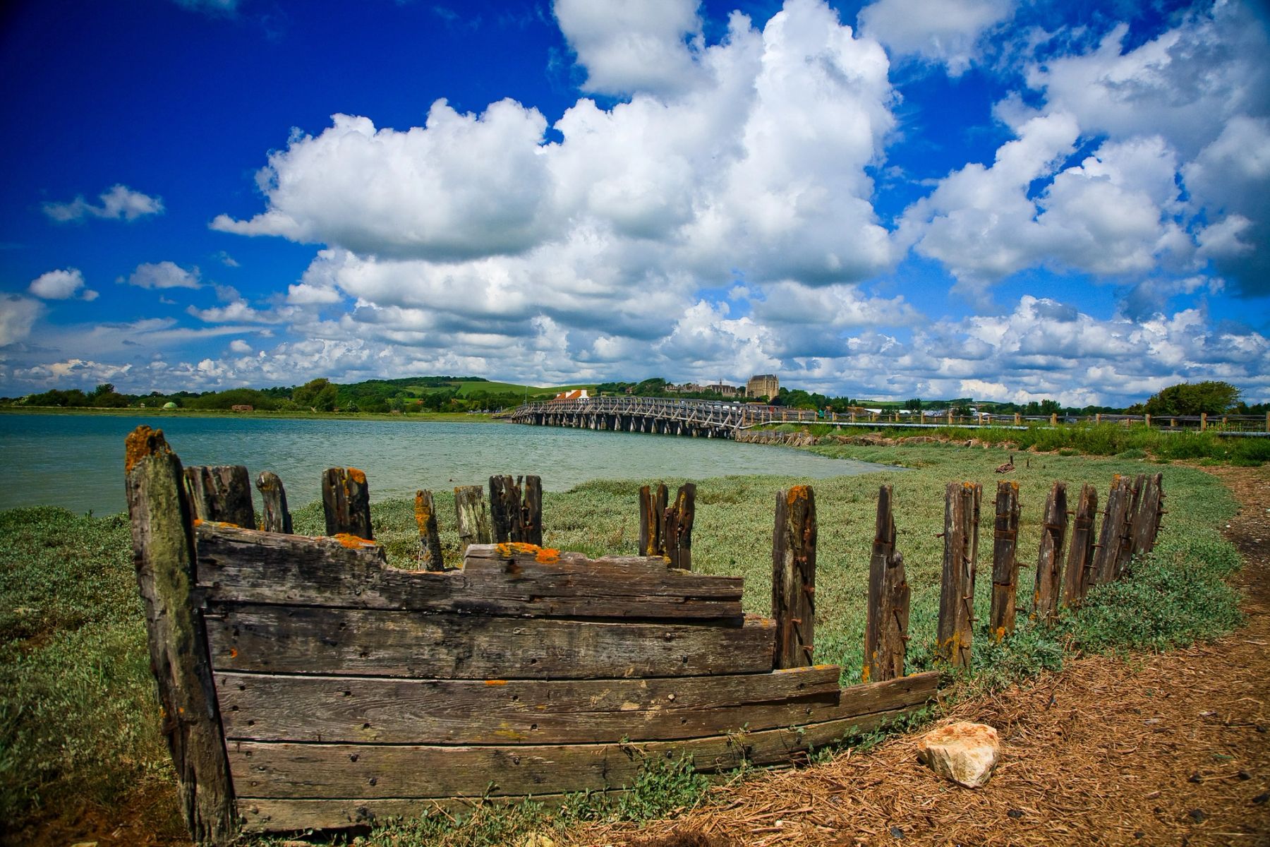The Old Boat Hulk, River Adur