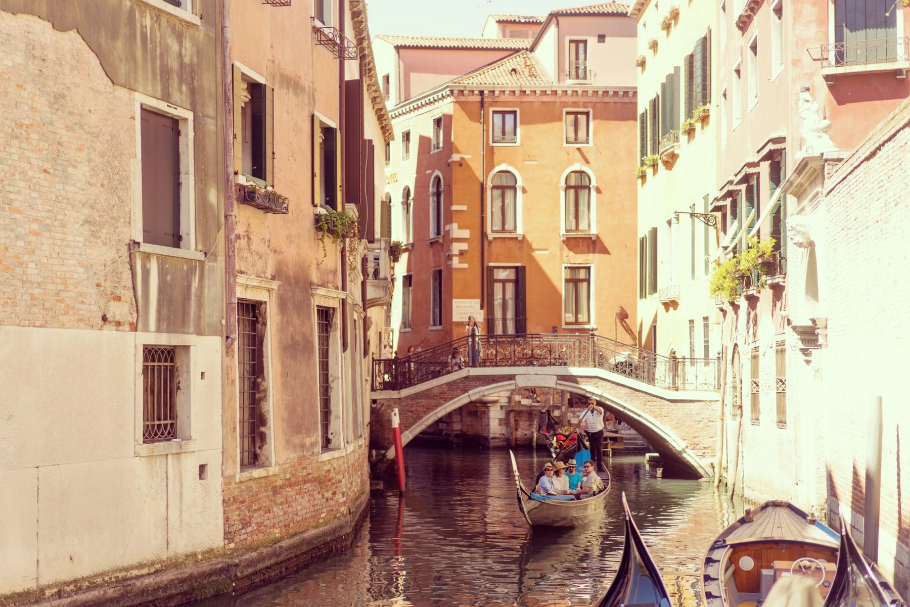 Bridges and Gondolas, Venice, Italy