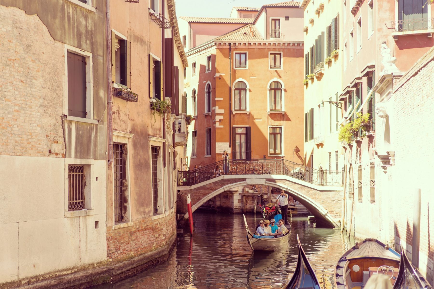 Bridges and Gondolas, Venice, Italy