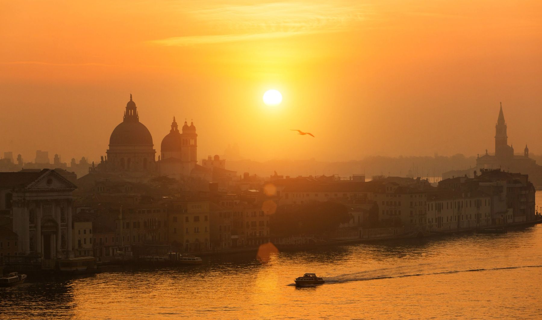 Sunset over the Salute, Venice, Italy