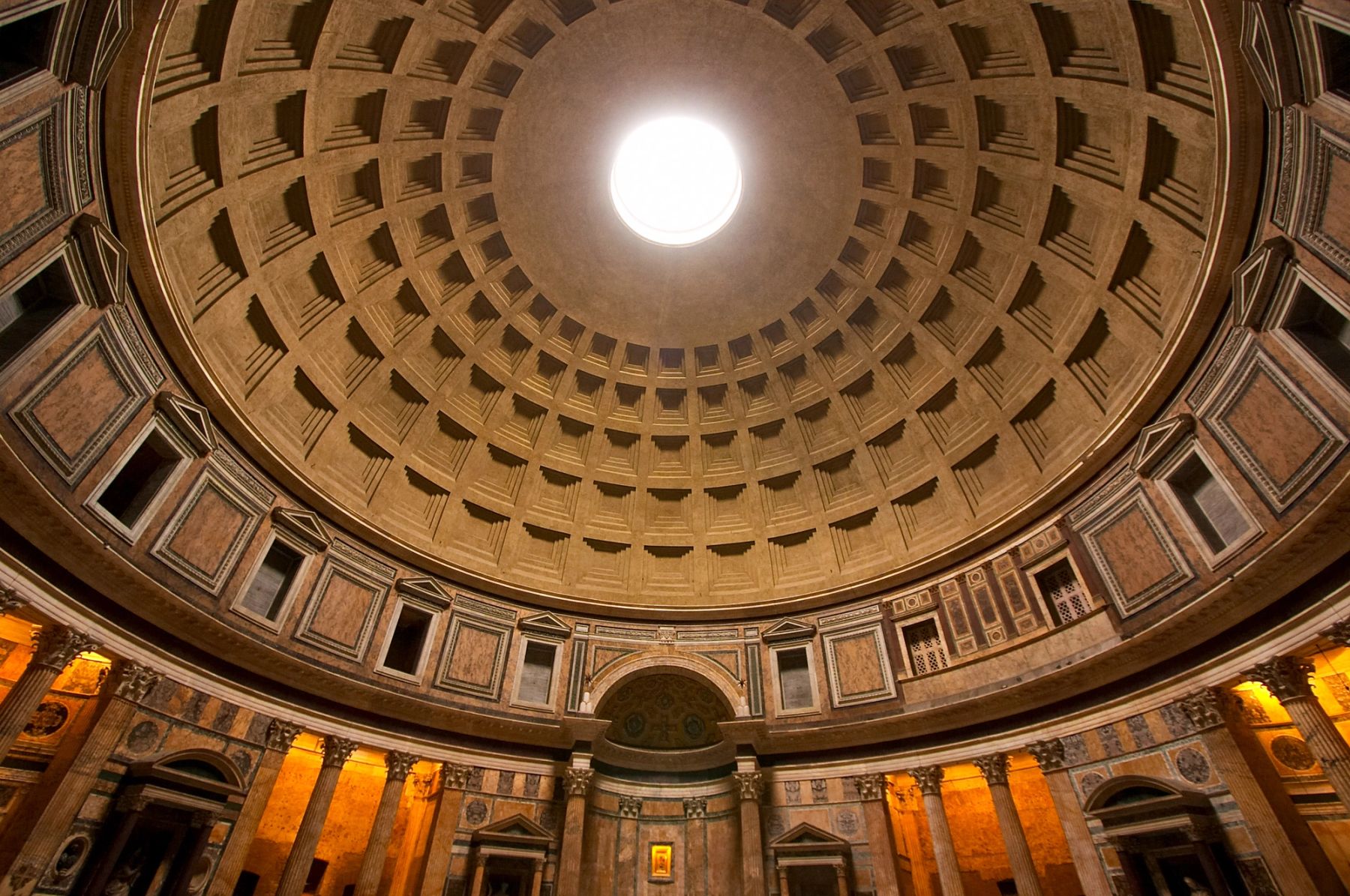The Pantheon Oculus, Rome, Italy