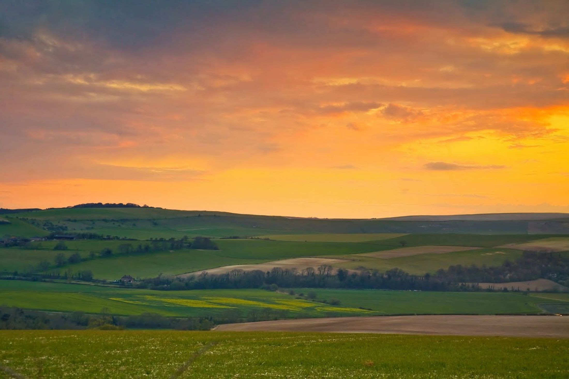 Downland Sunset