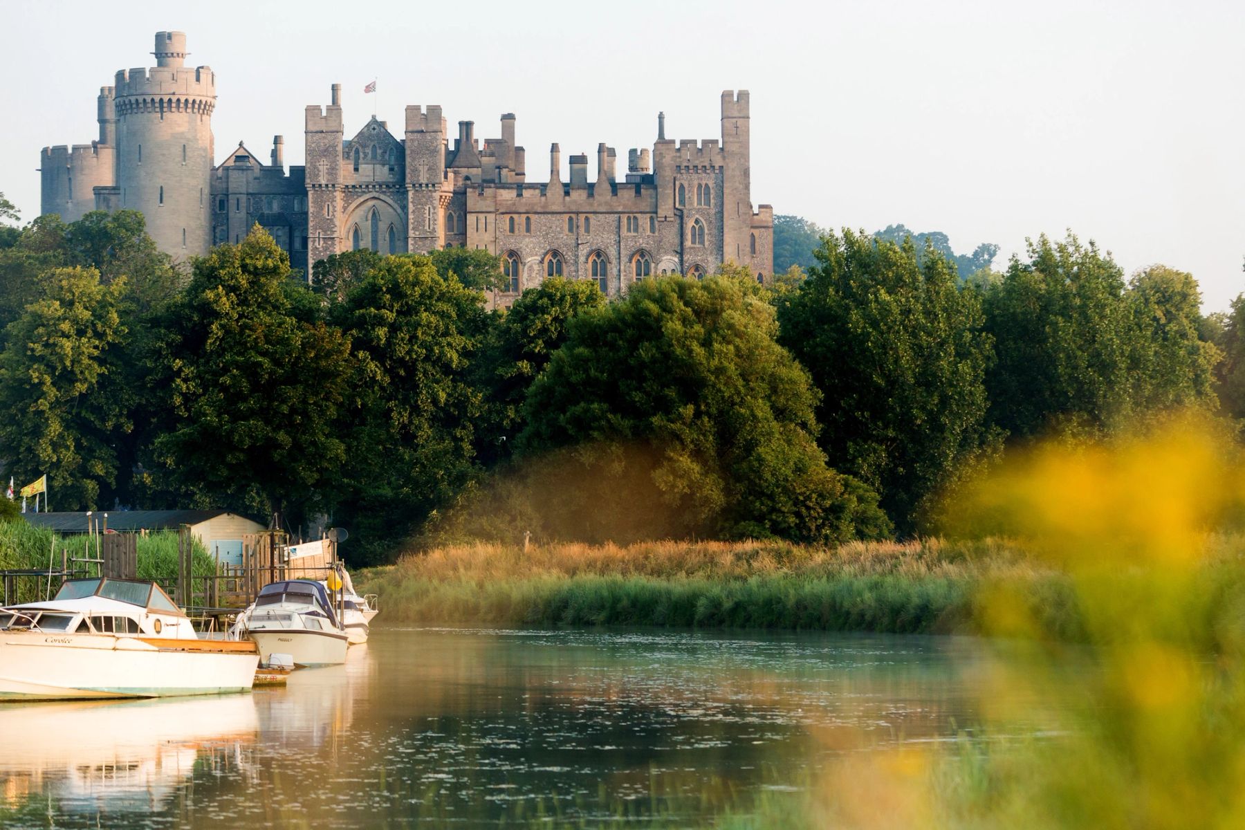 Moorings below the Castle, Arundel