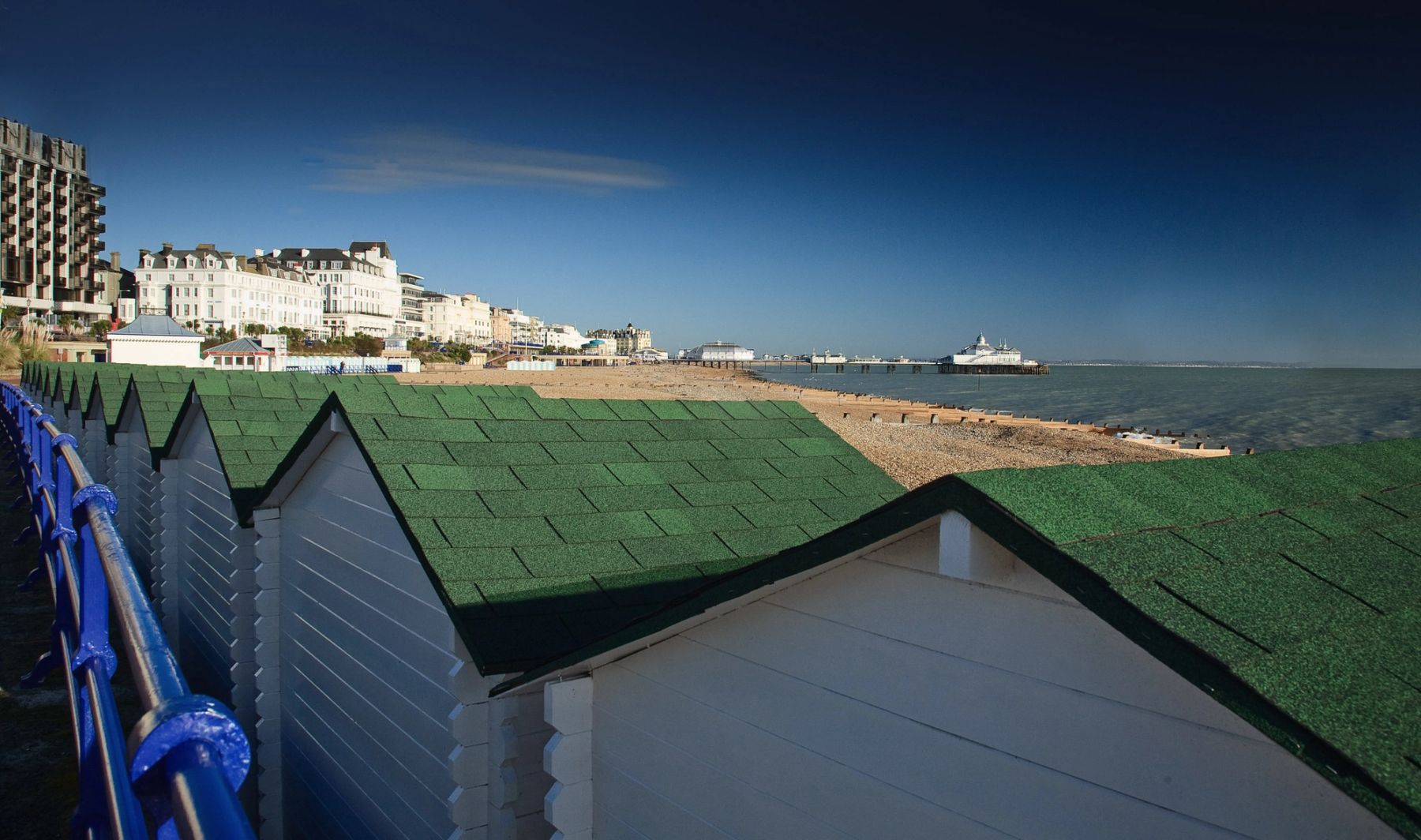 Beach Hut Rooftops, Eastbourne