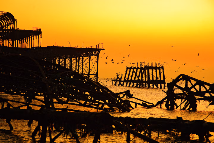 Ironwork at Sunset