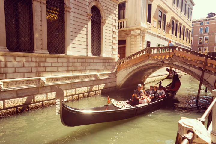 Gondola under the Bridge