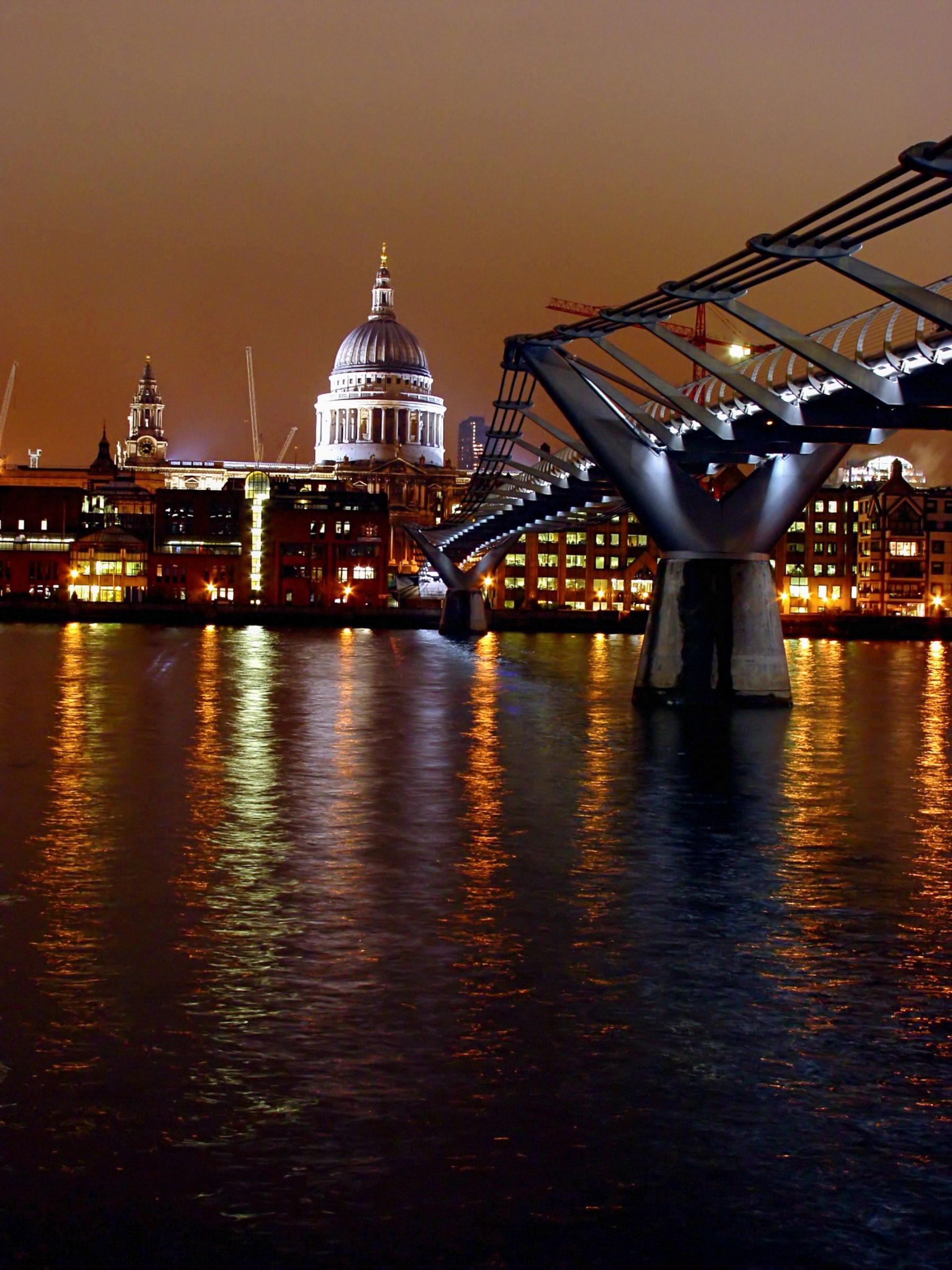 The Millennium Bridge to St Paul's, Millennium Bridge, London