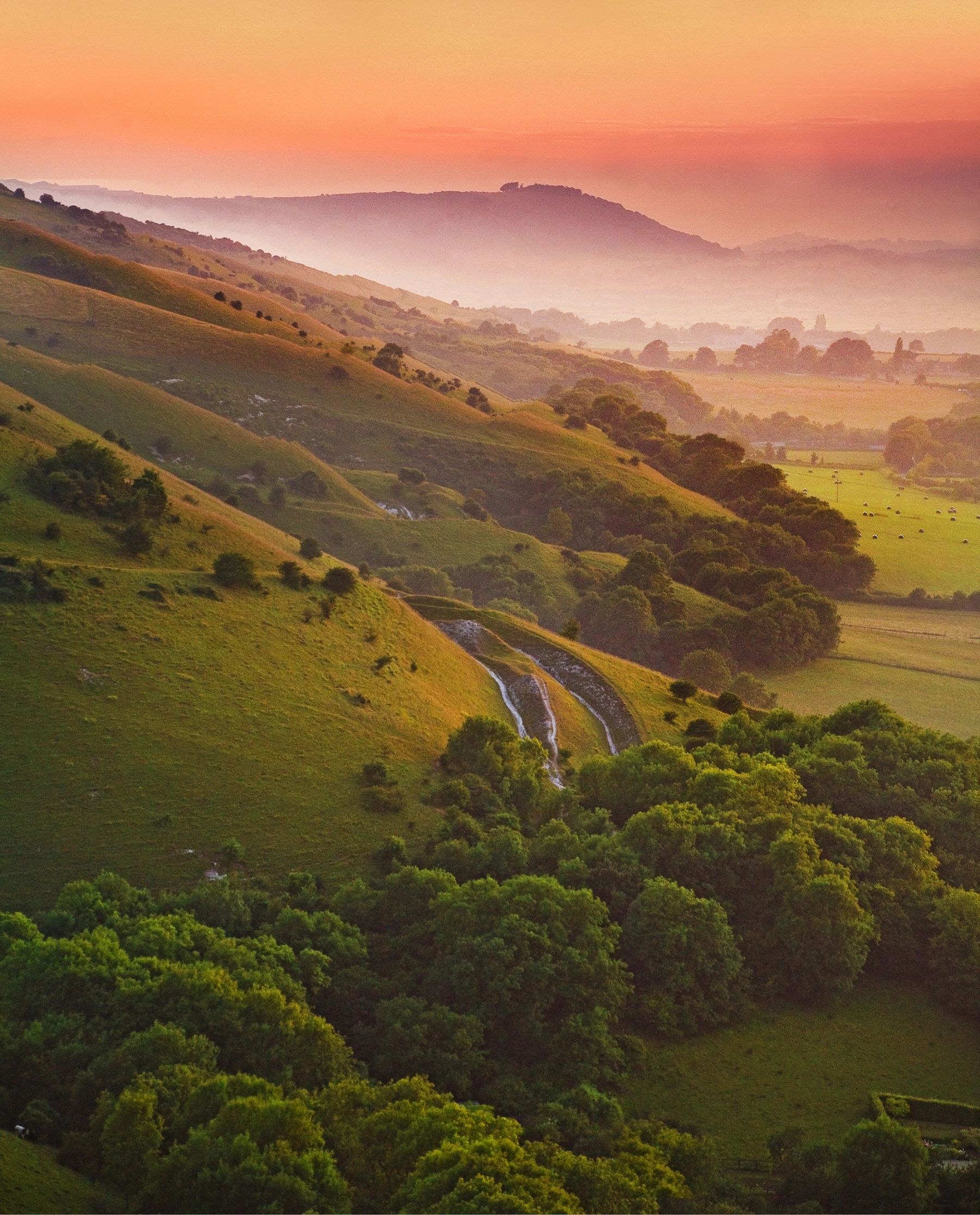 The Dyke in Evening Light, Devil's Dyke