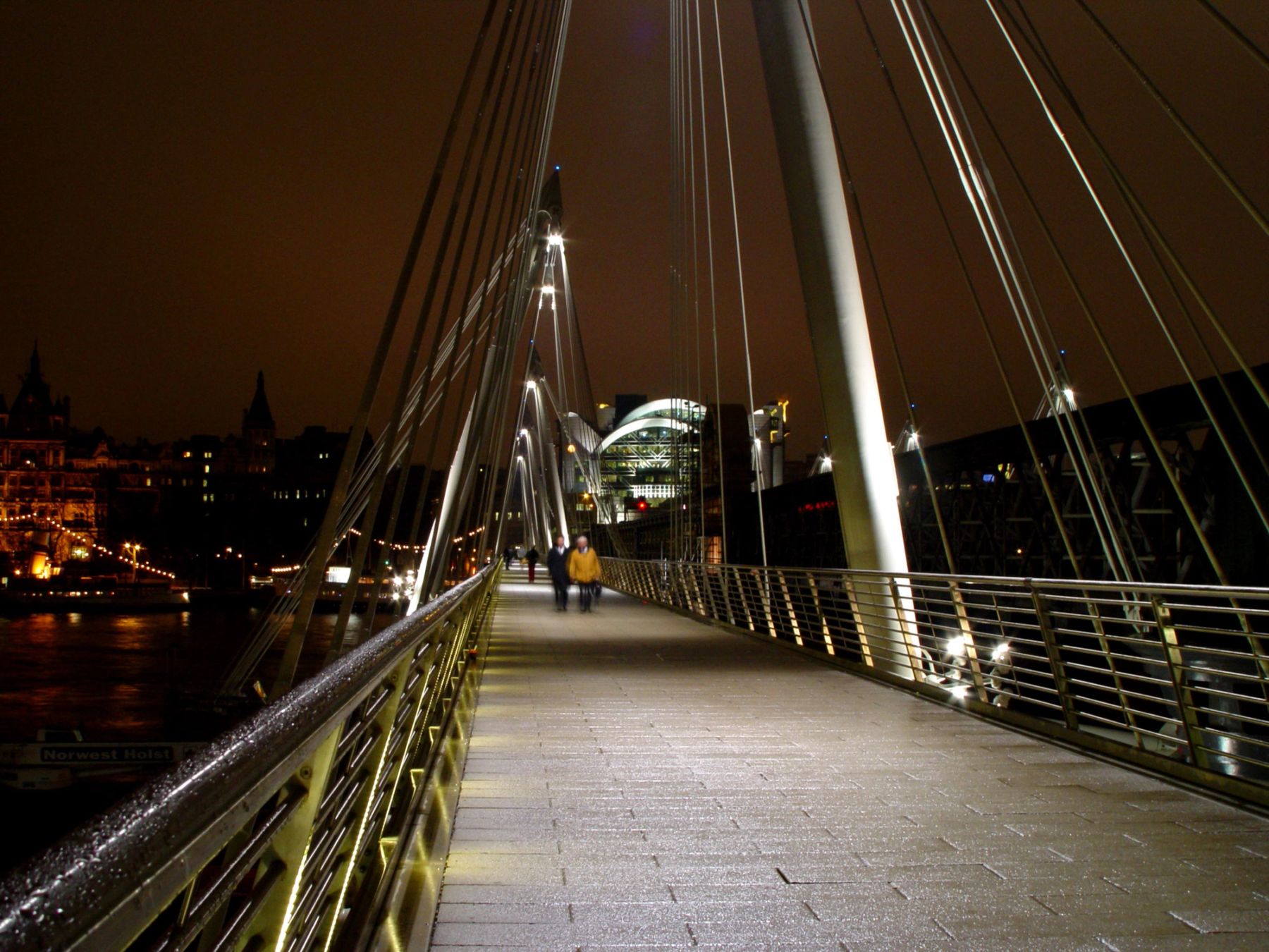 Golden Jubilee Footbridge, Hungerford Bridge, London