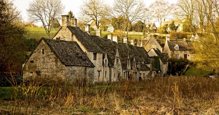 Arlington Row from the Meadow