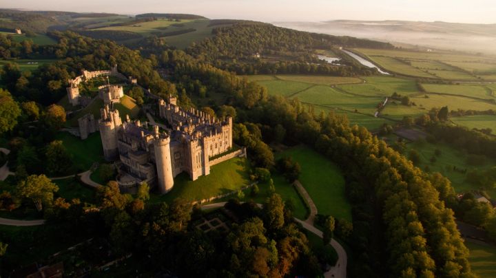 Arundel Castle from the Air