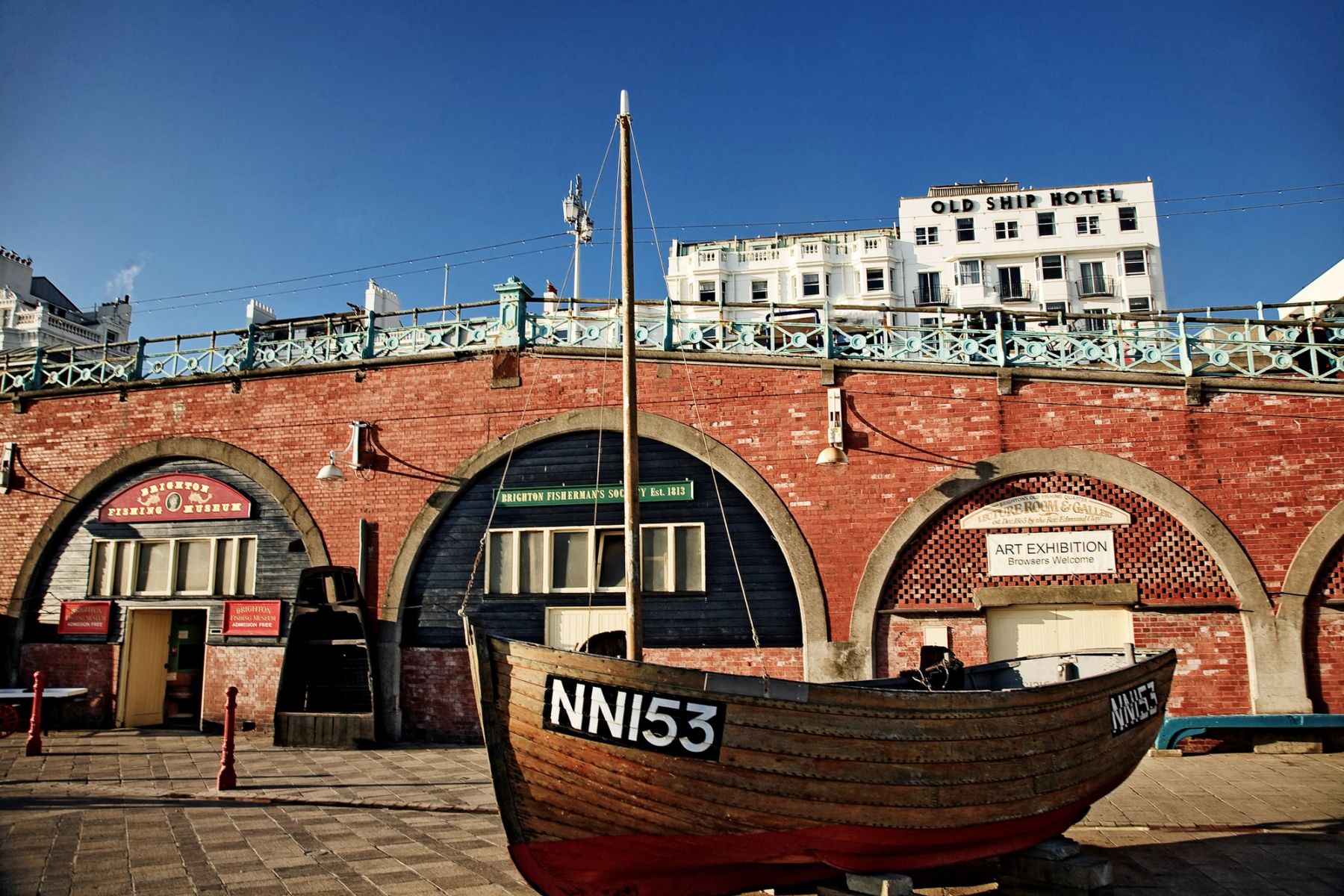 Fishing Boat on the Seafront, Brighton
