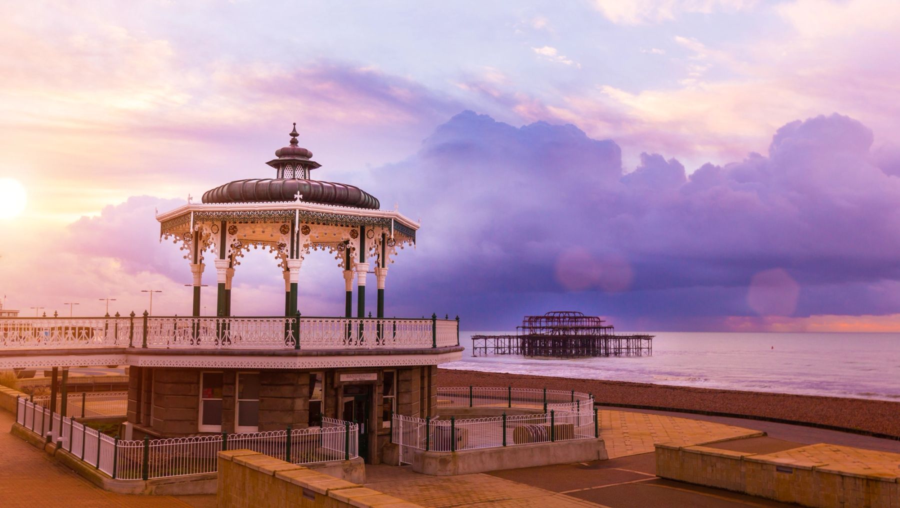 The Bandstand and the West Pier, Brighton