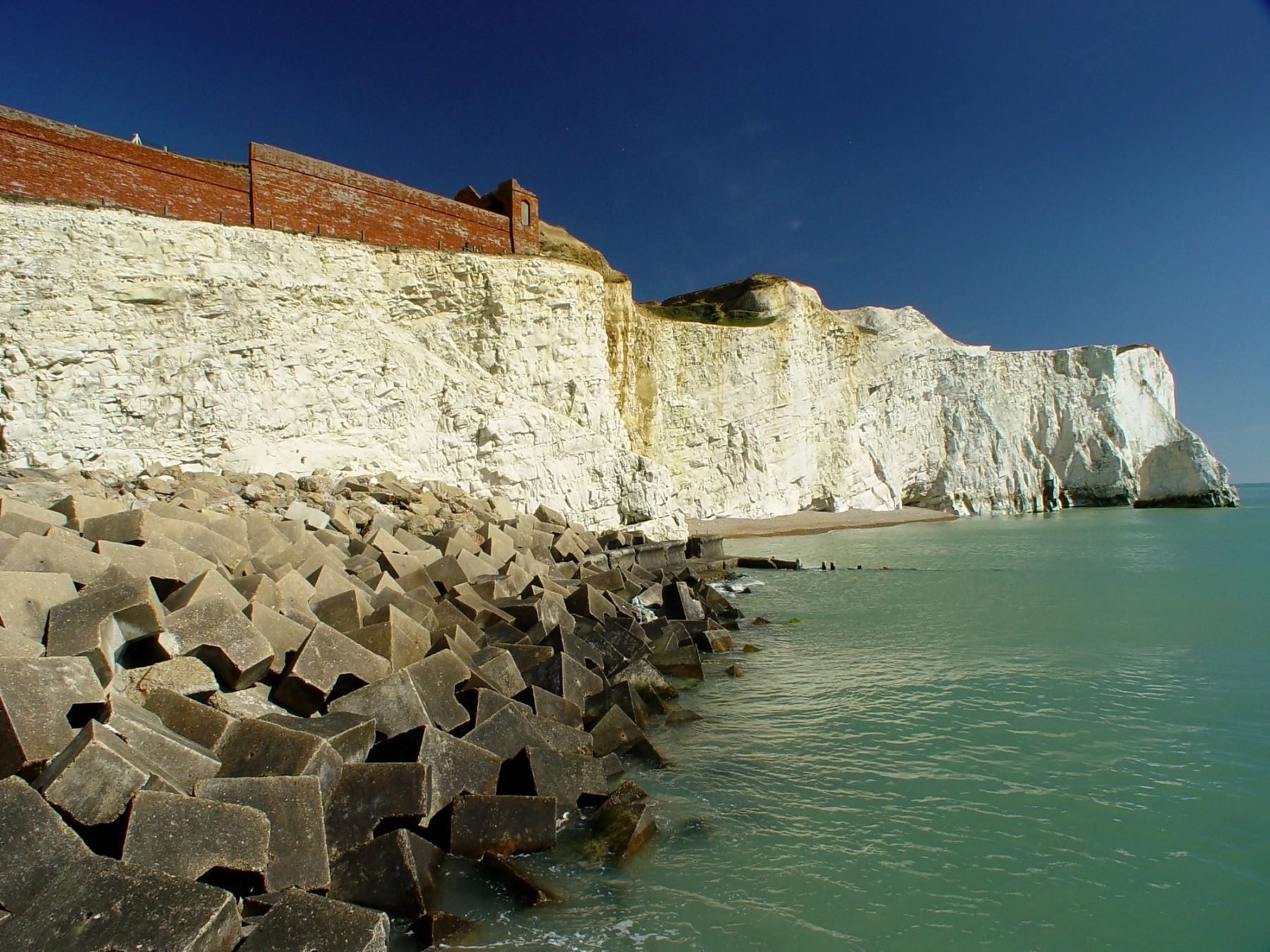 Sea Defences below the Cliffs, Birling Gap