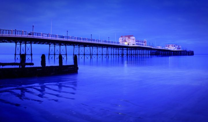 Blue Dawn at Worthing Pier