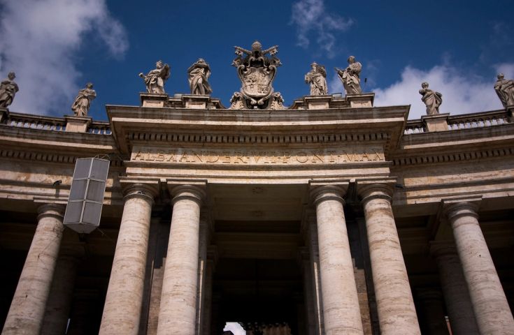 Statues on the Colonnade