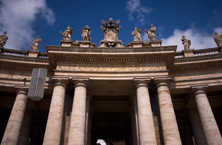 Statues on the Colonnade