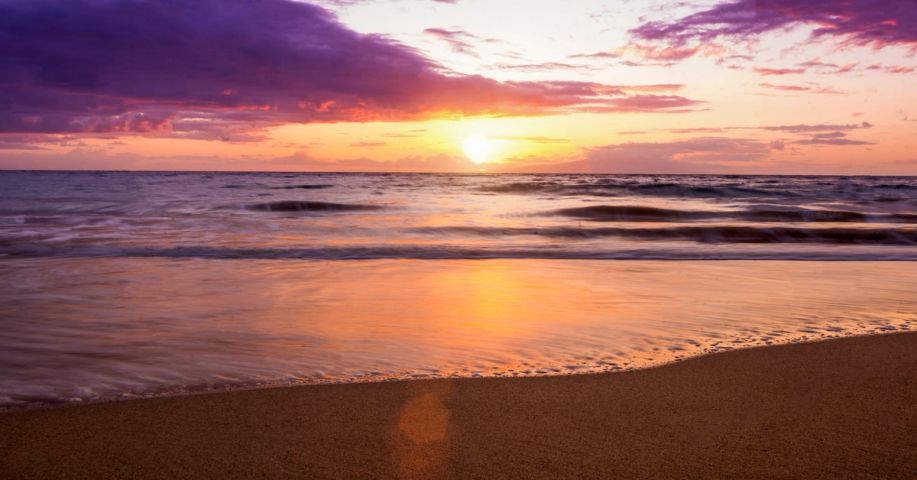 Maui Sunset Shoreline