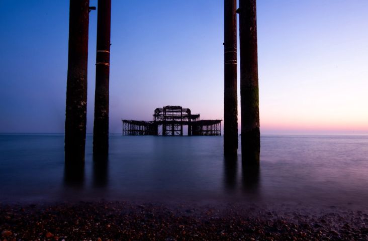 The West Pier between the Piles