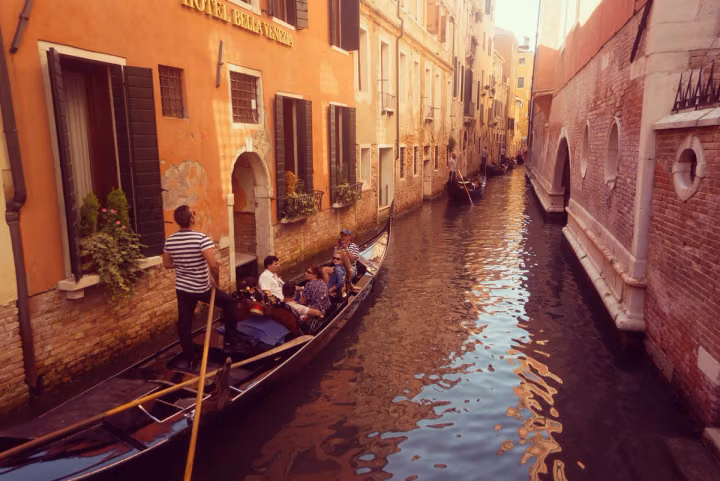 Gondola through the Backwaters