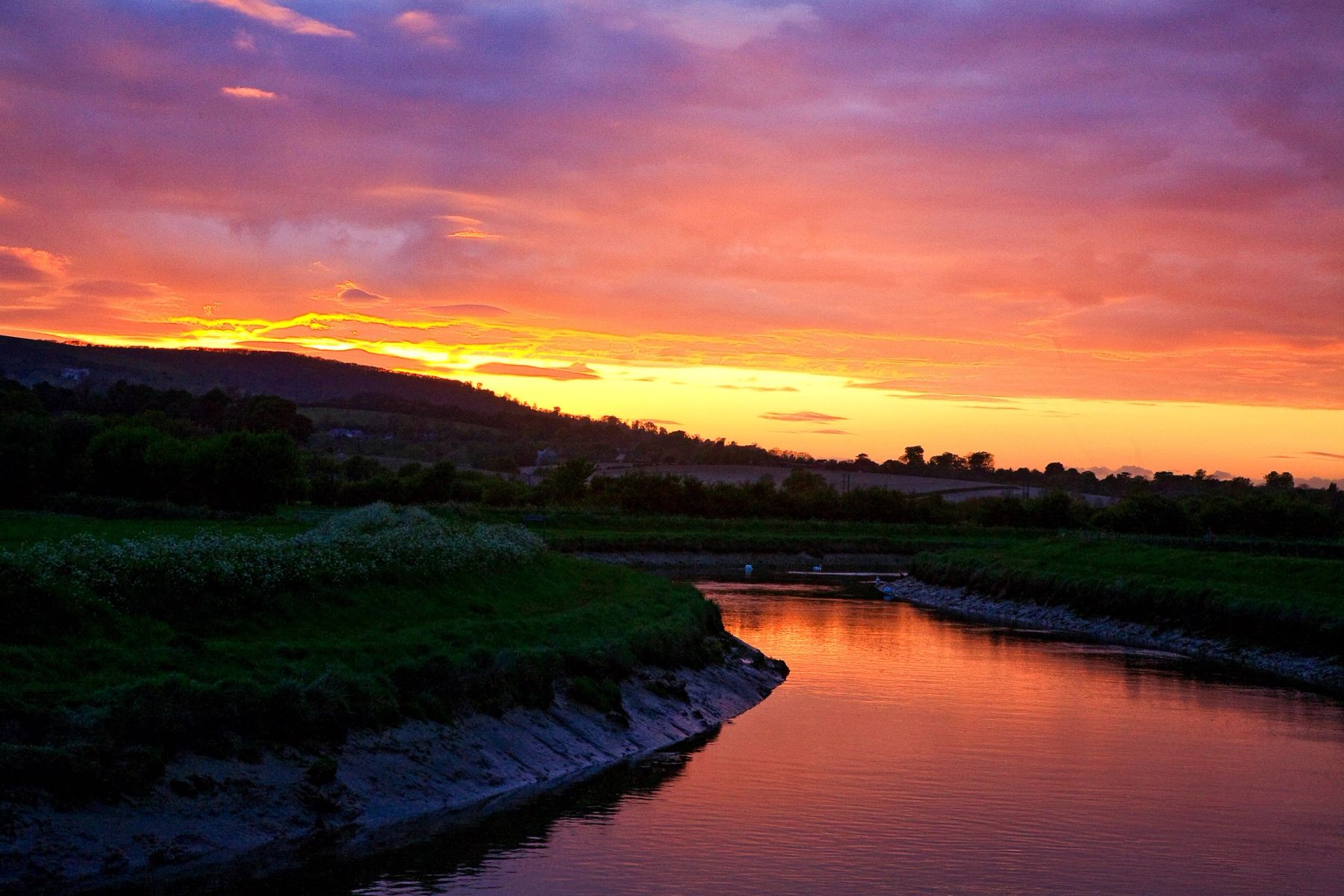 Evening on the River, River Adur
