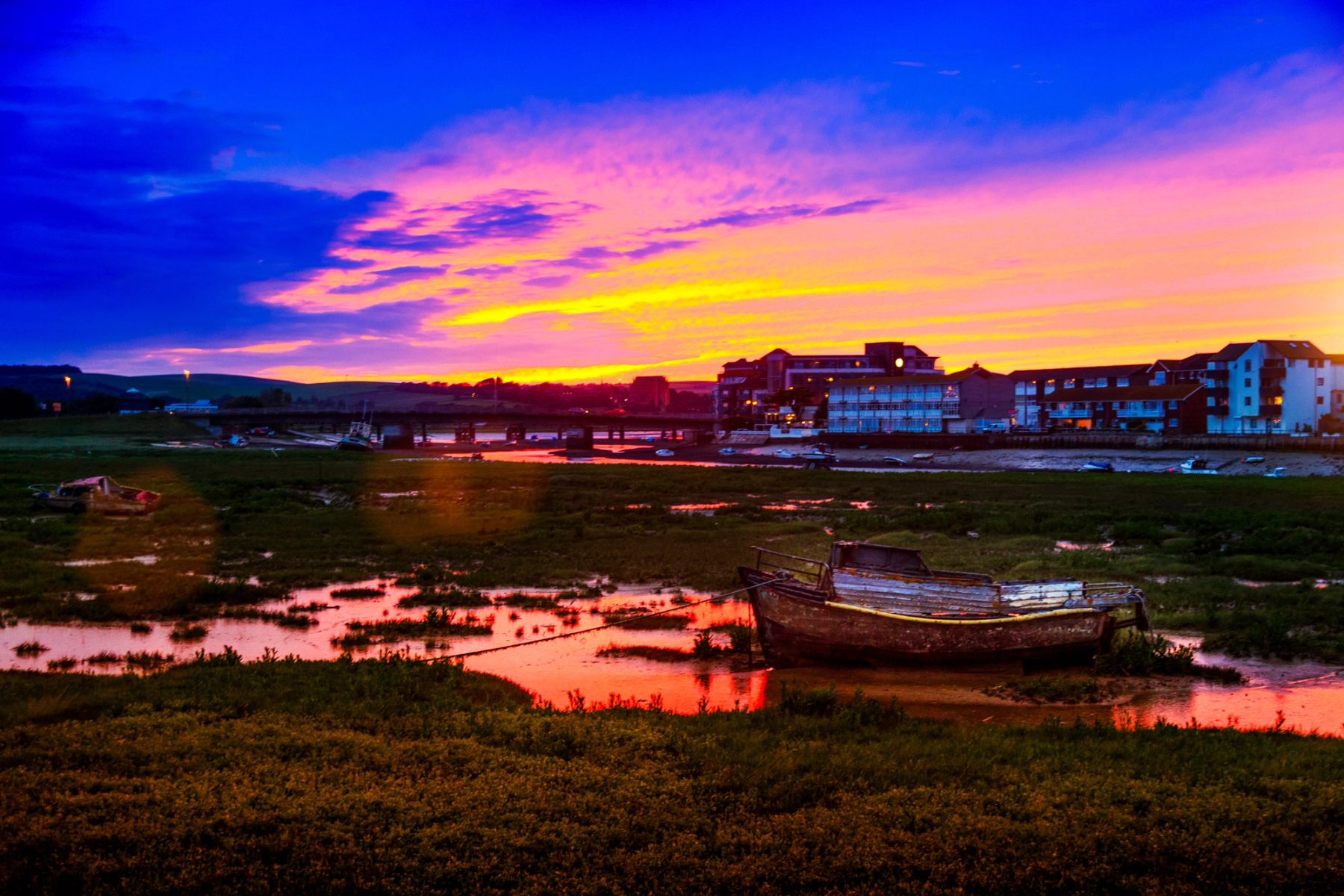 Sunset over the Mudflats, River Adur