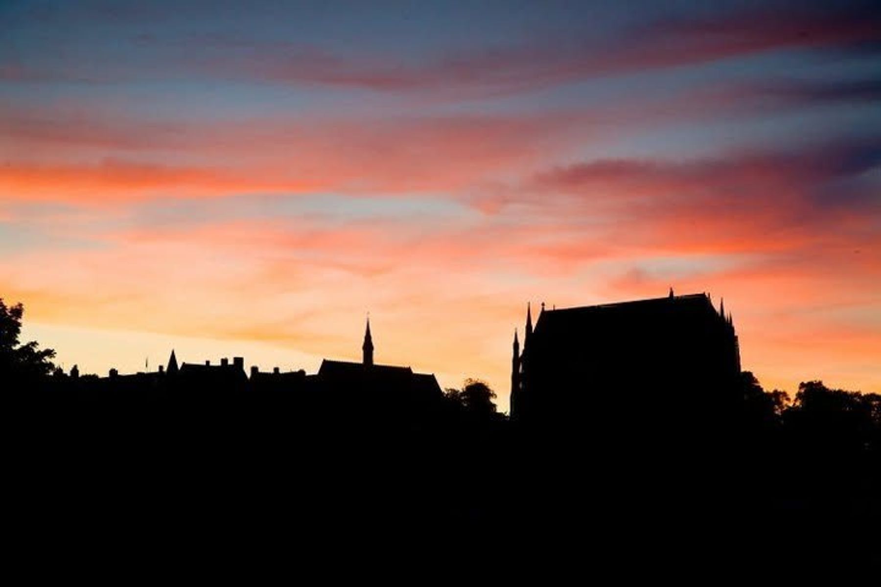 Lancing College Silhouette, Adur Valley
