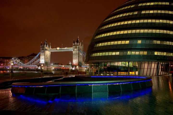 City Hall and Tower Bridge