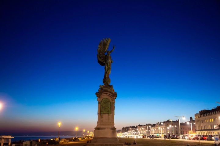 The Peace Statue at Blue Hour