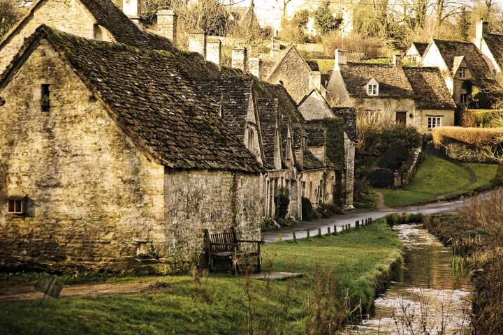 The Stream and the Cottages
