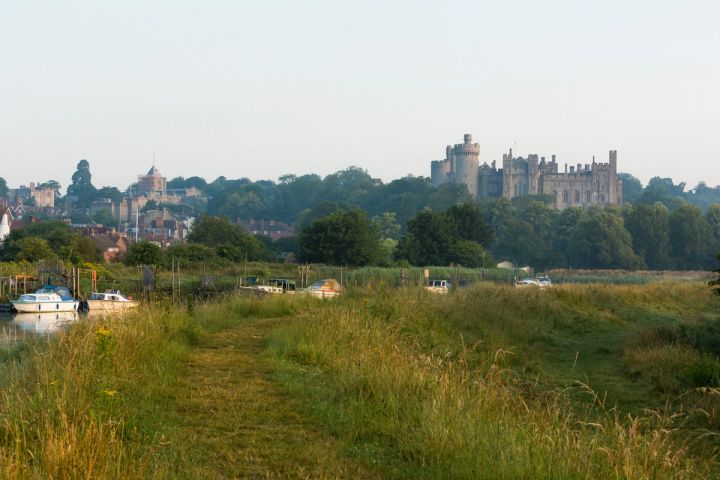 Arundel from the Riverbank