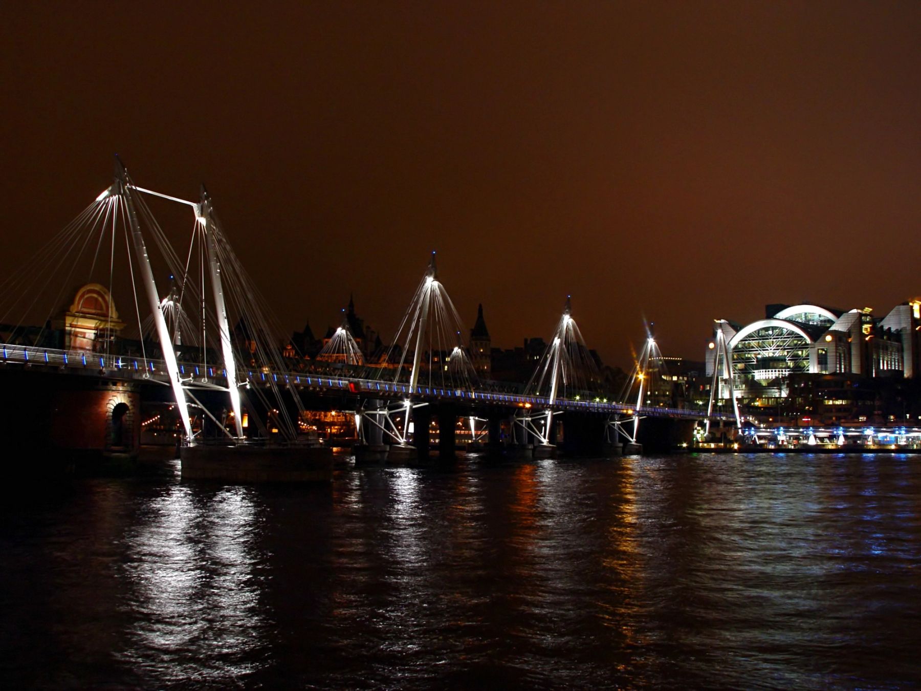 Hungerford Bridge Reflections, Hungerford Bridge, London