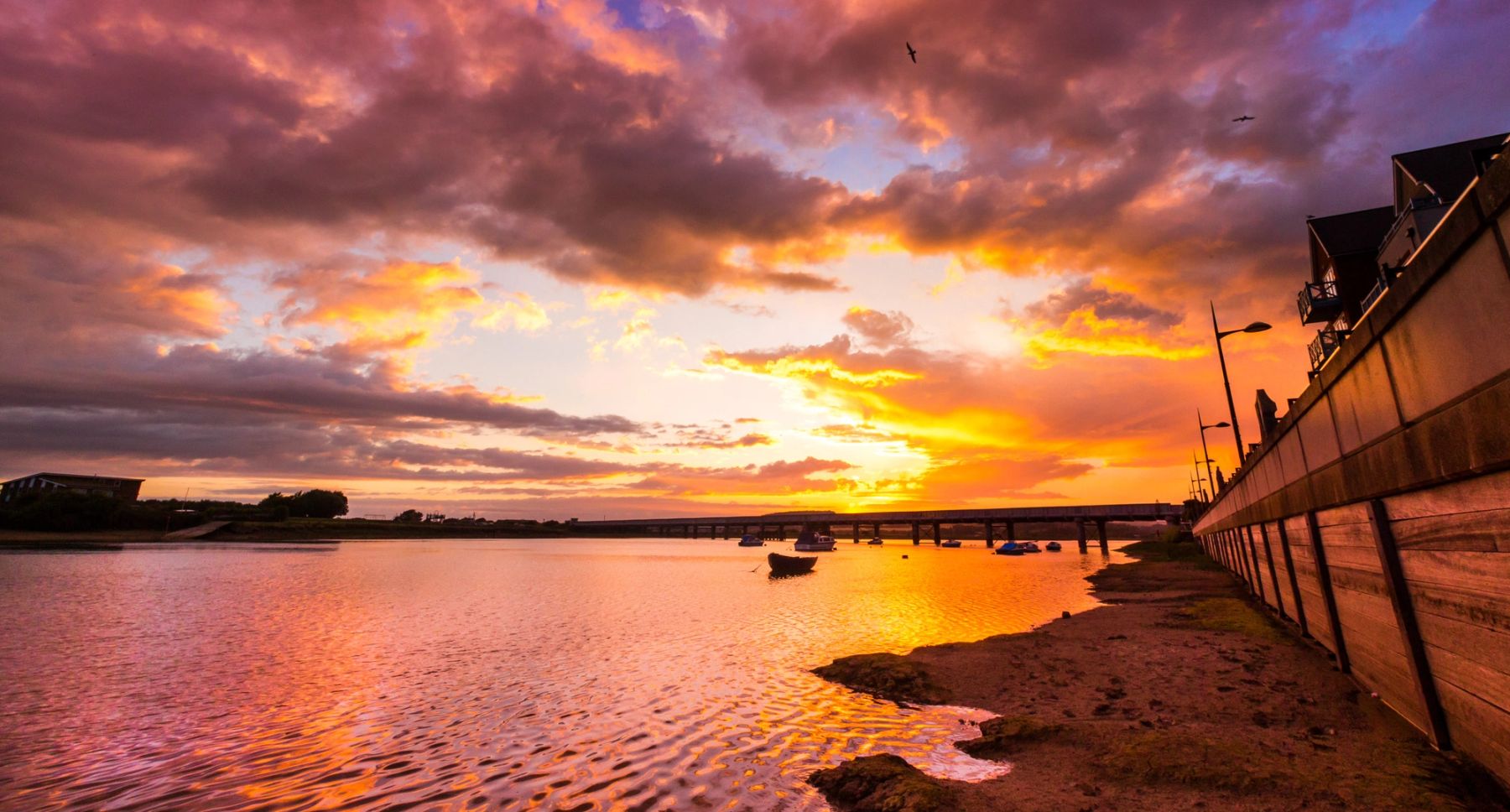 Sunset from Rope Tackle, Rope Tackle, Shoreham-by-Sea