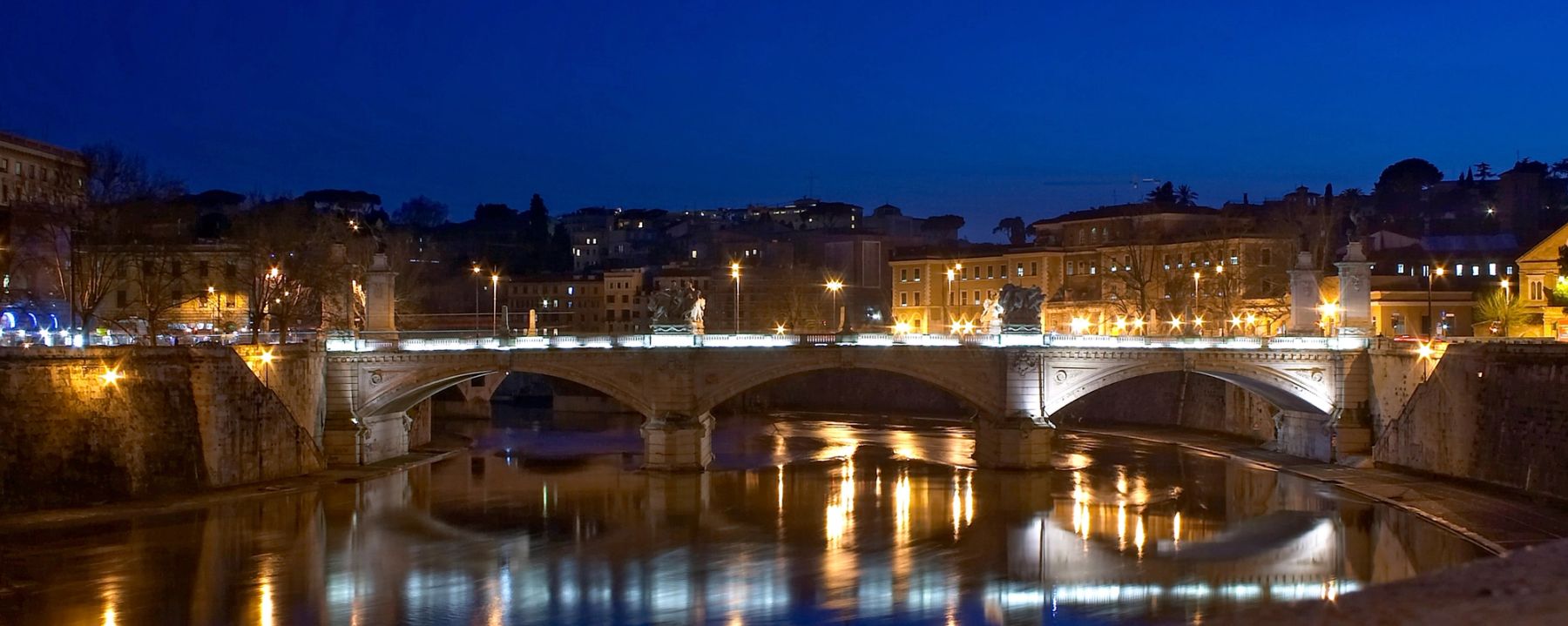 Bridges over the Tiber, Rome, Italy