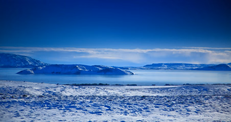 Frozen Lake Panorama