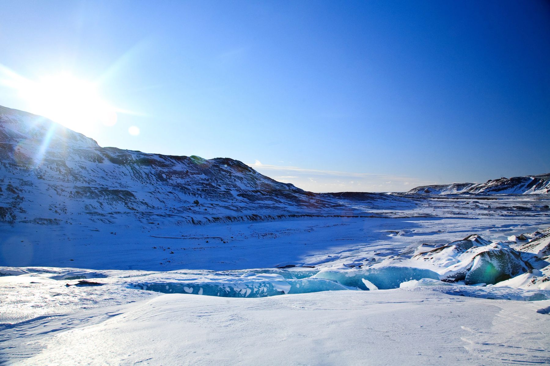 Glacier in the Sun, Iceland