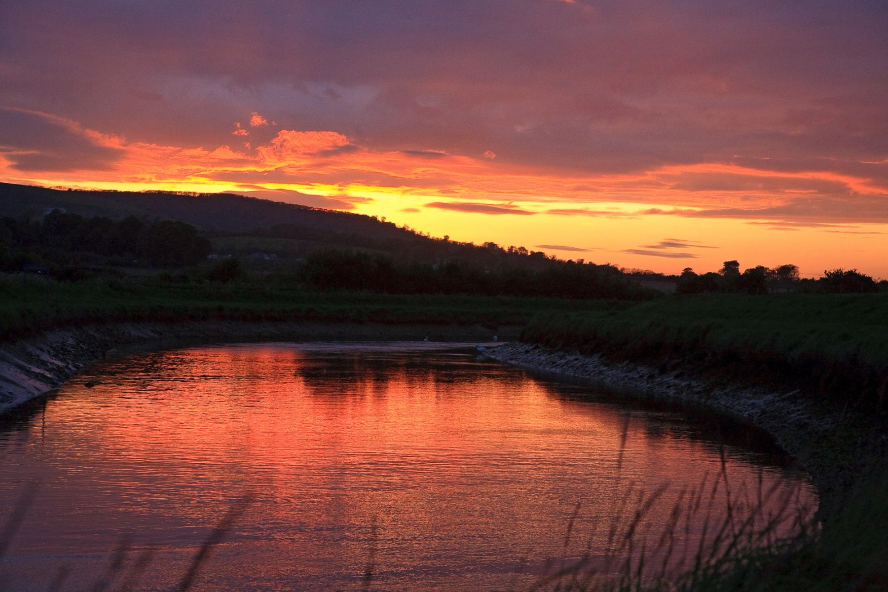 River Bend at Dusk, River Adur