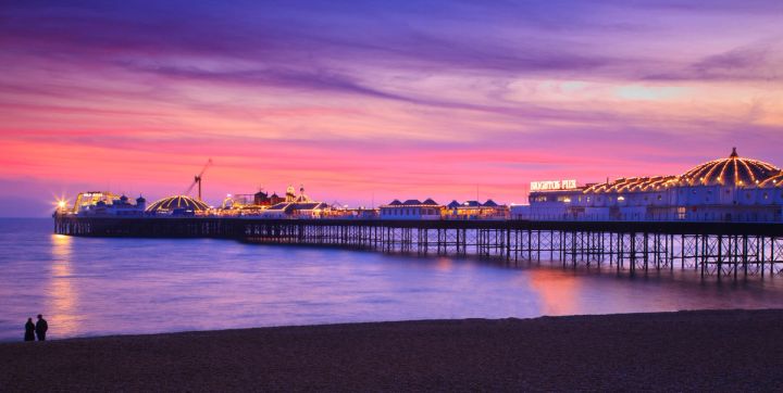 Evening Lights on Brighton Pier