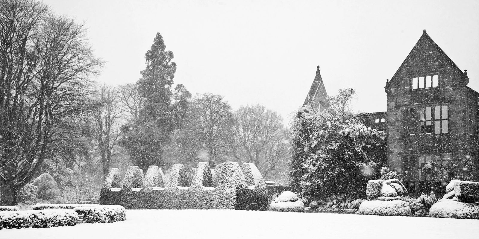 Nymans in the Snow, Handcross, West Sussex