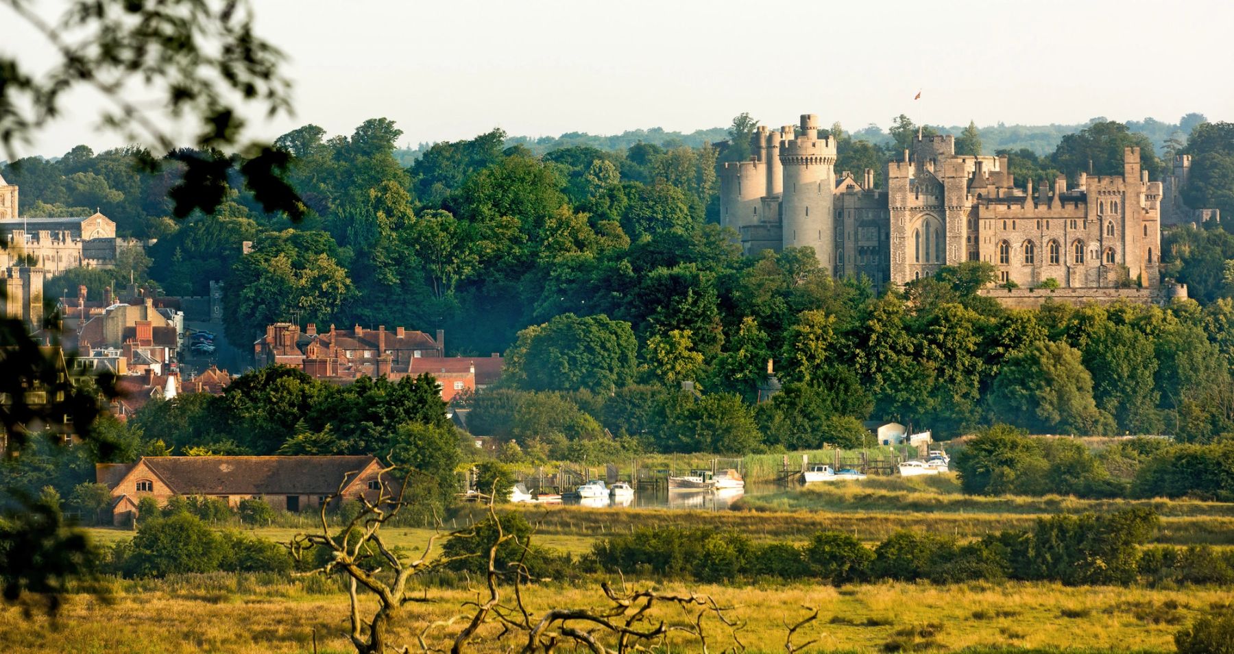 Arundel over the Meadows, Arundel