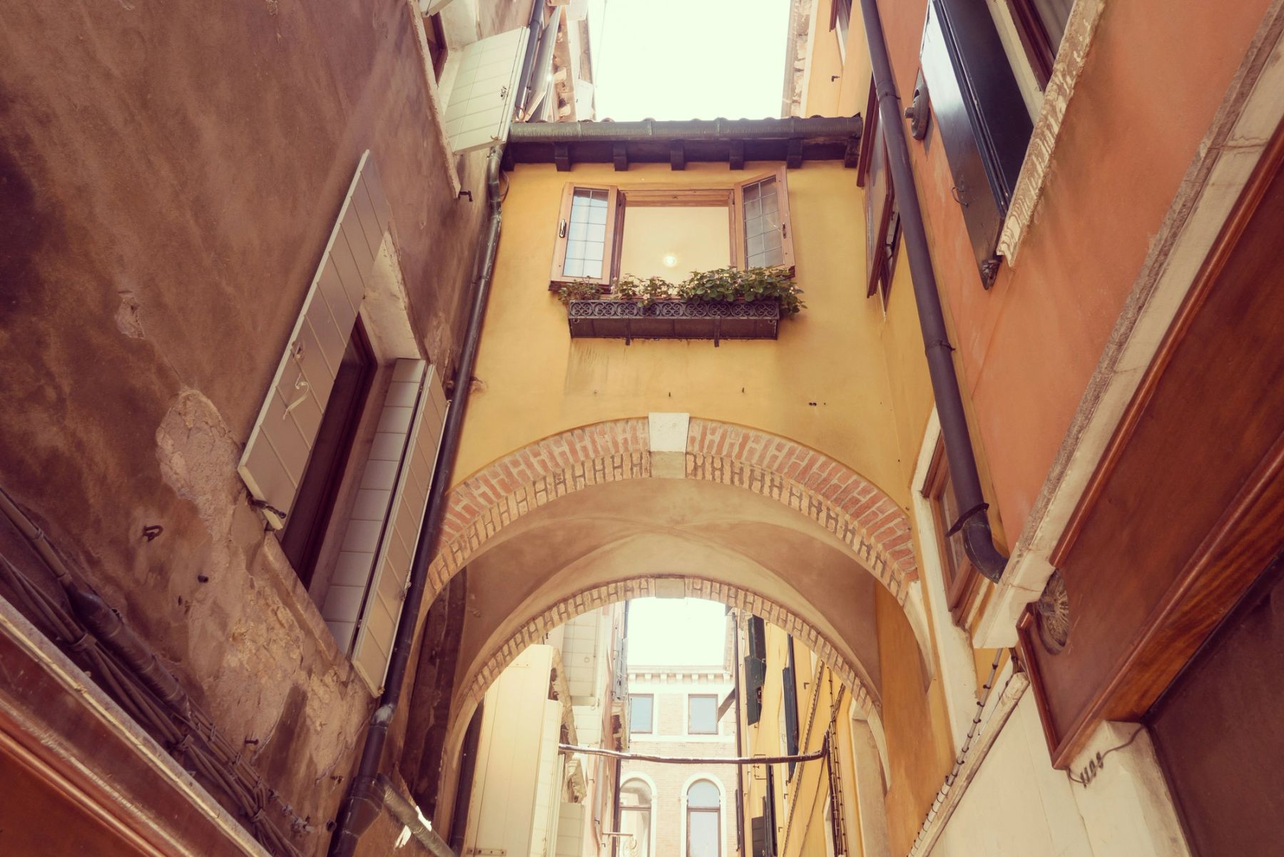 Archway over the Calle, Venice, Italy